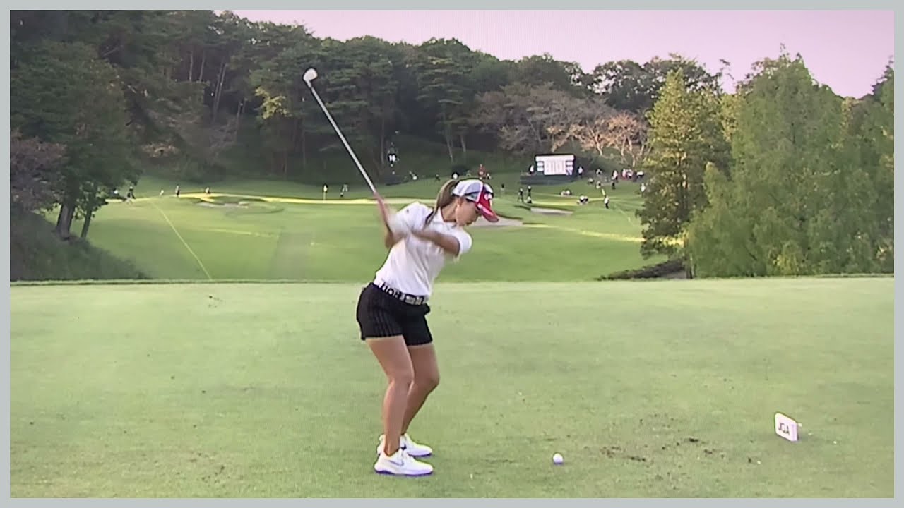 【ゴルフ】 上田桃子　スイング