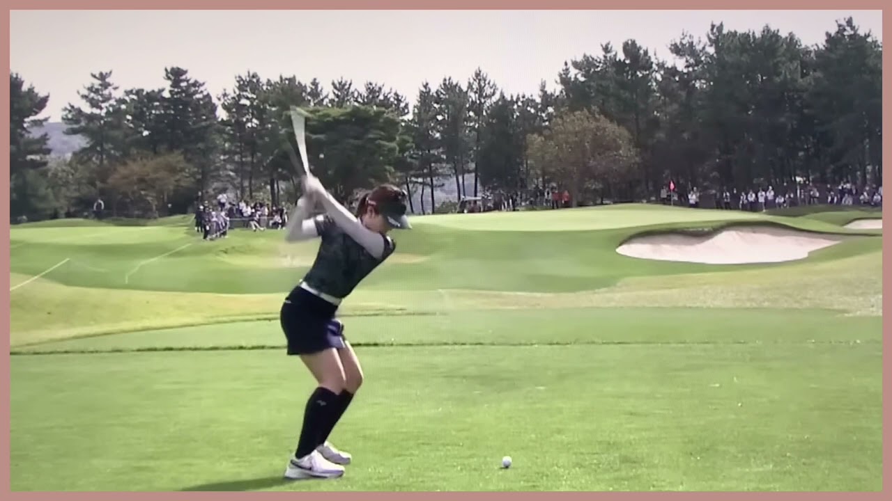 【ゴルフ】 西村優菜　スイング