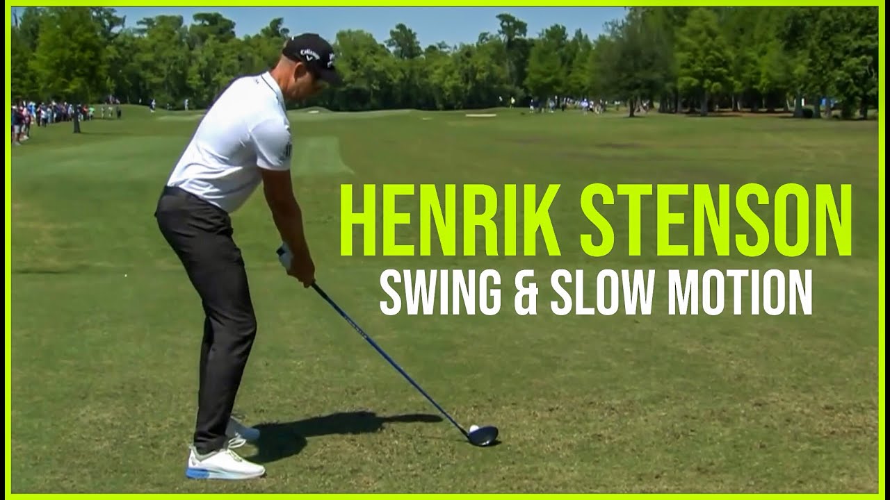 Henrik Stenson Best Swings Compilation from Zurich Classic (Slow Motion)