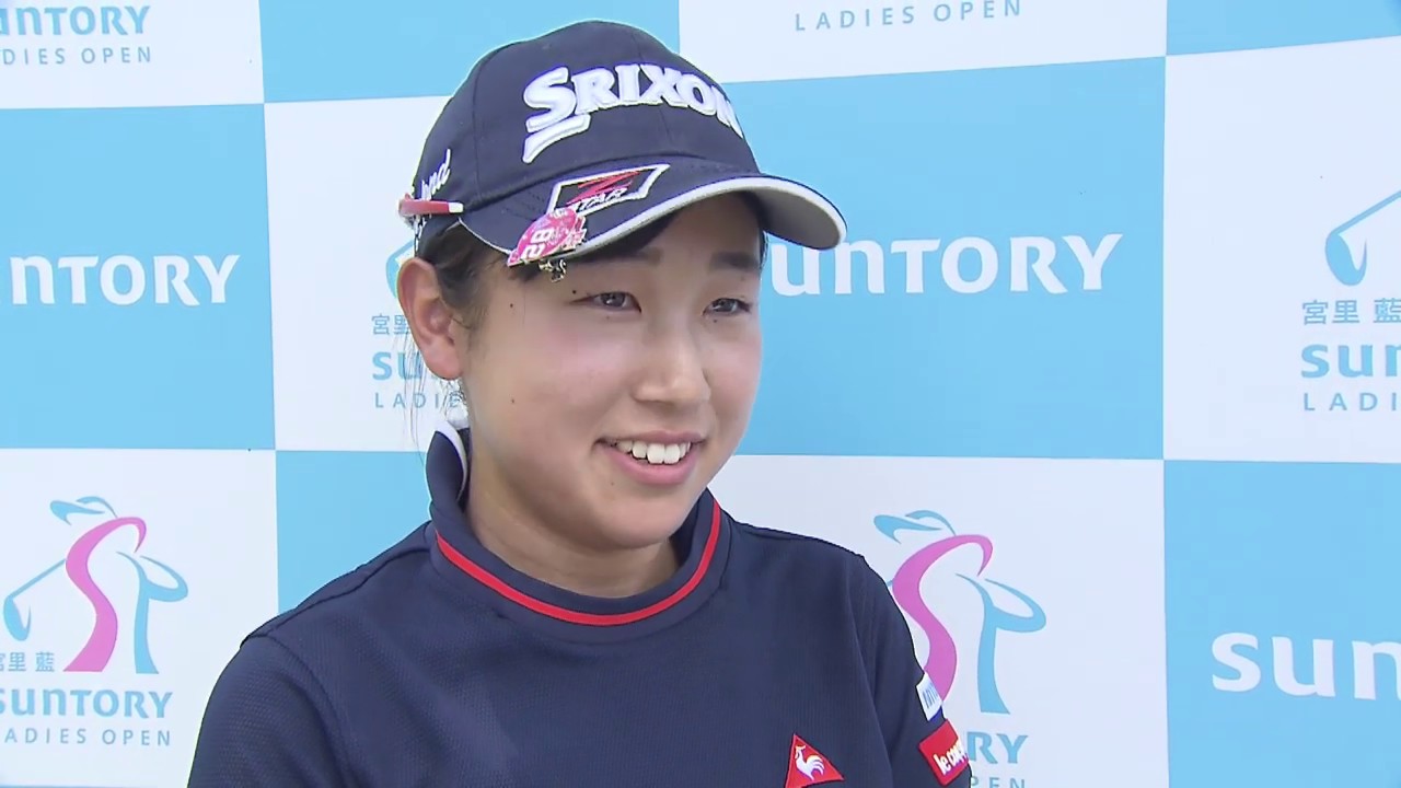 【フジテレビ公式】宮里藍サントリーレディスオープンゴルフトーナメント2019＜菅沼菜々選手インタビュー･第1日／7位タイ＞