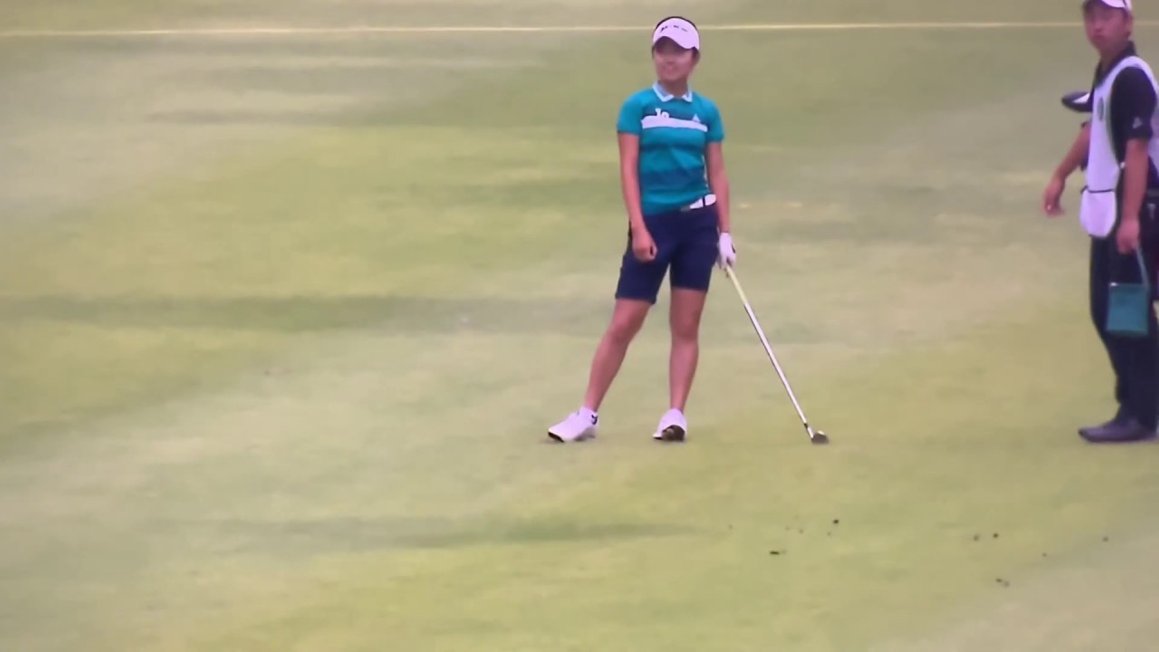 【ゴルフ】 安田祐香 チップインイーグル 宮里藍 サントリーレディスオープン2018