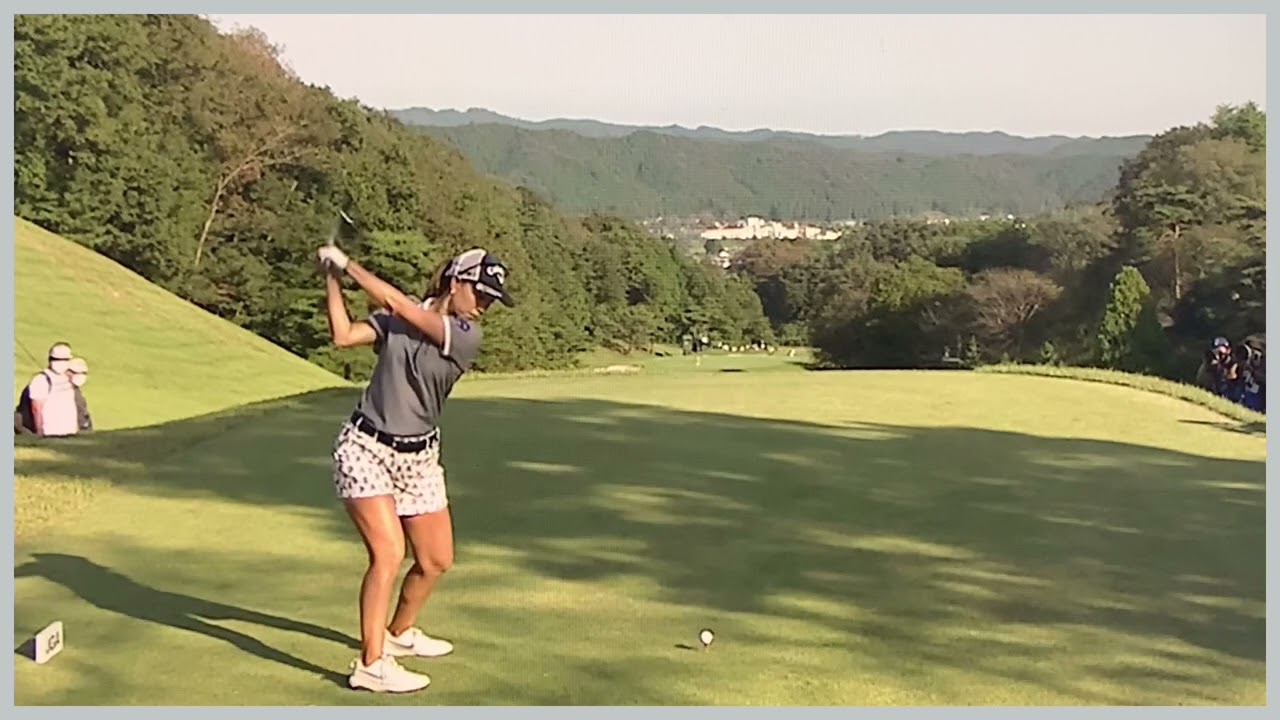 【ゴルフ】 上田桃子　スイング