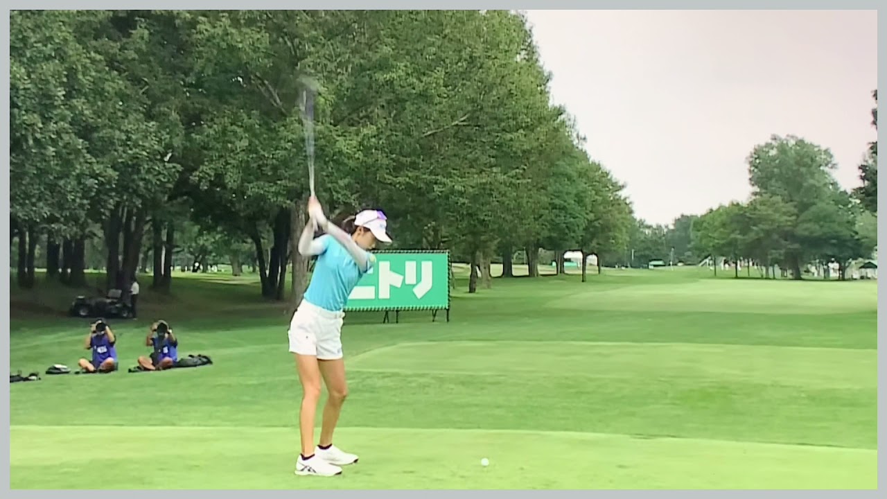 【ゴルフ】 安田祐香　スイング