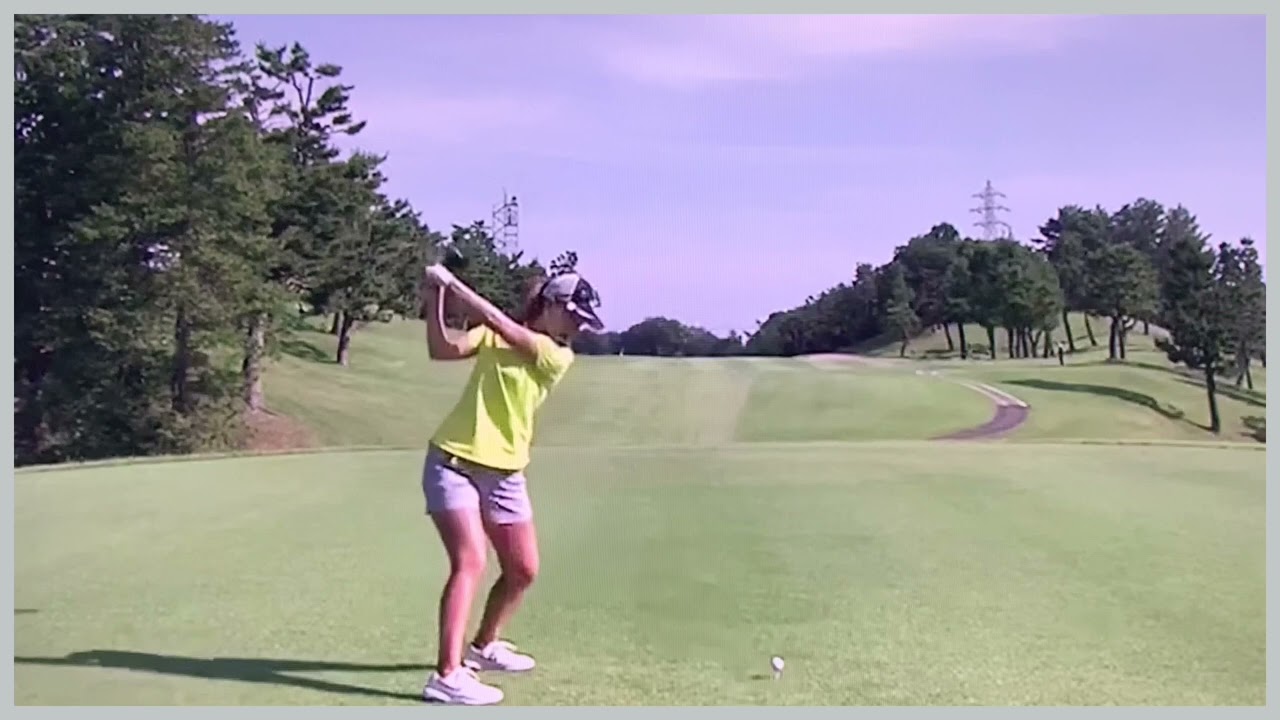 【ゴルフ】 上田桃子　スイング