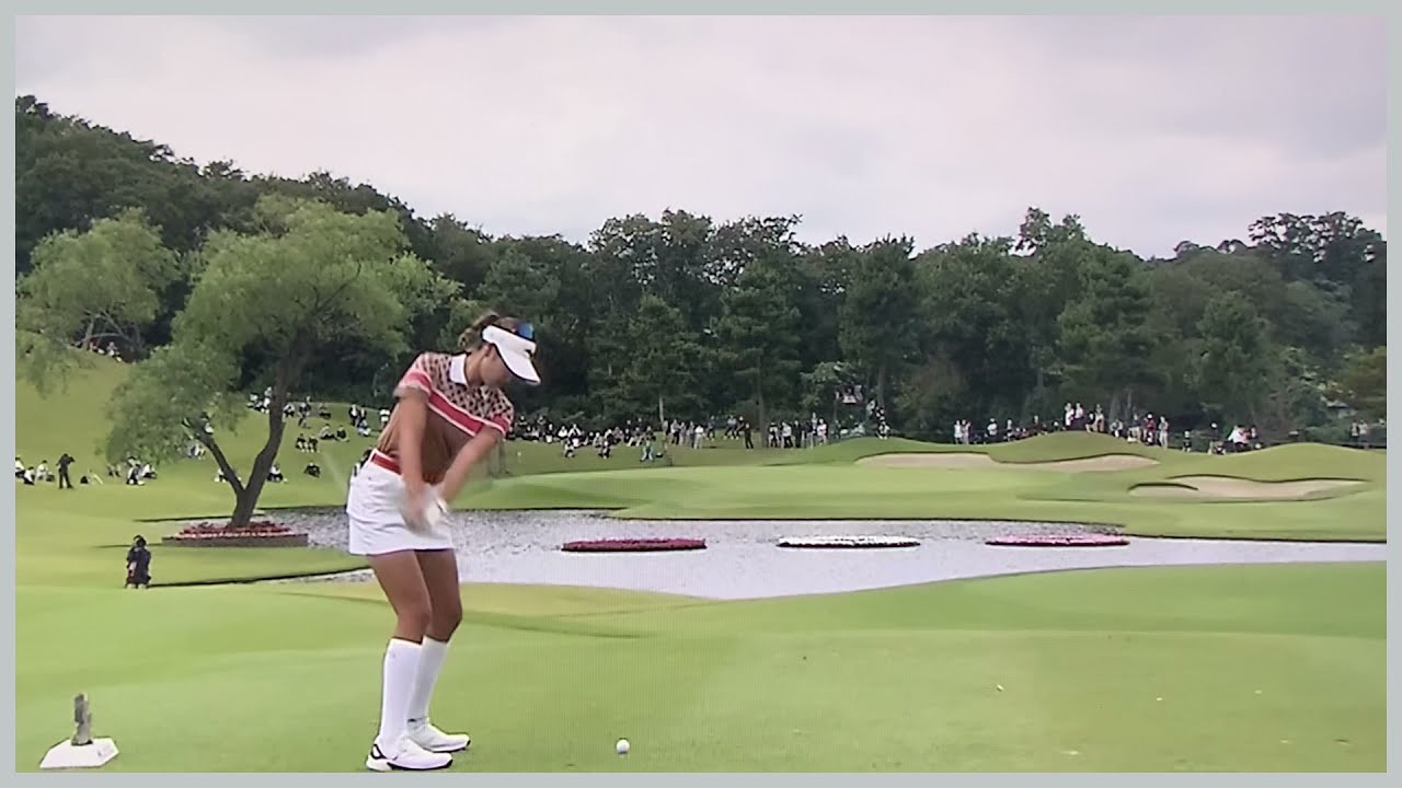 【ゴルフ】 原英莉花　スイング
