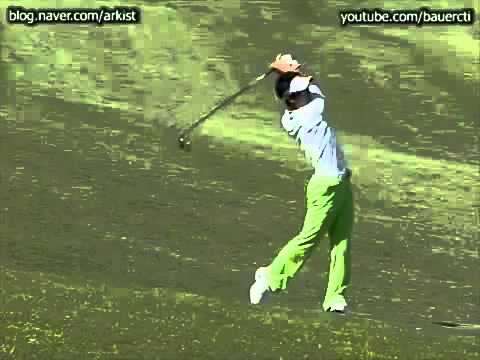 石川遼のフェアウェイウッド　スロー映像