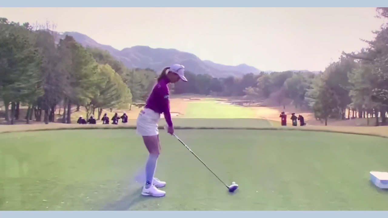 【ゴルフ】 松田鈴英 スイング