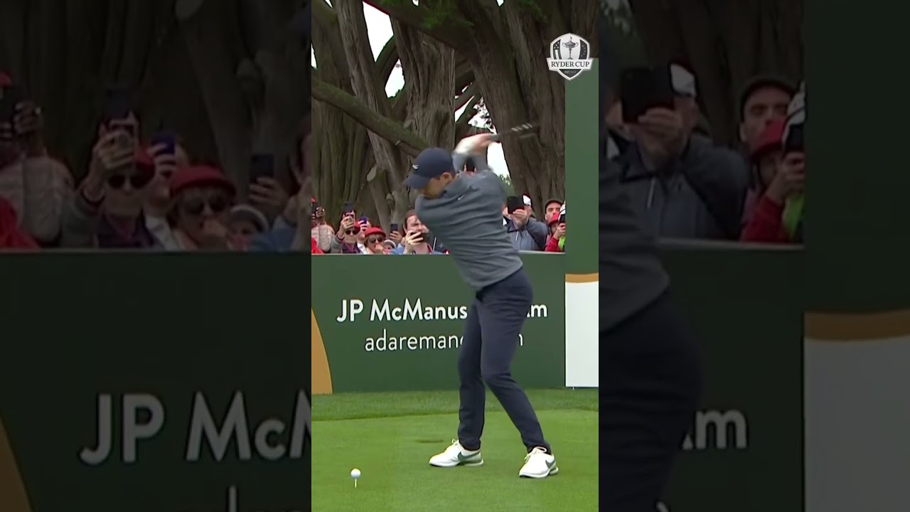 Prime Rory McIlroy swing on repeat 🔁🤯