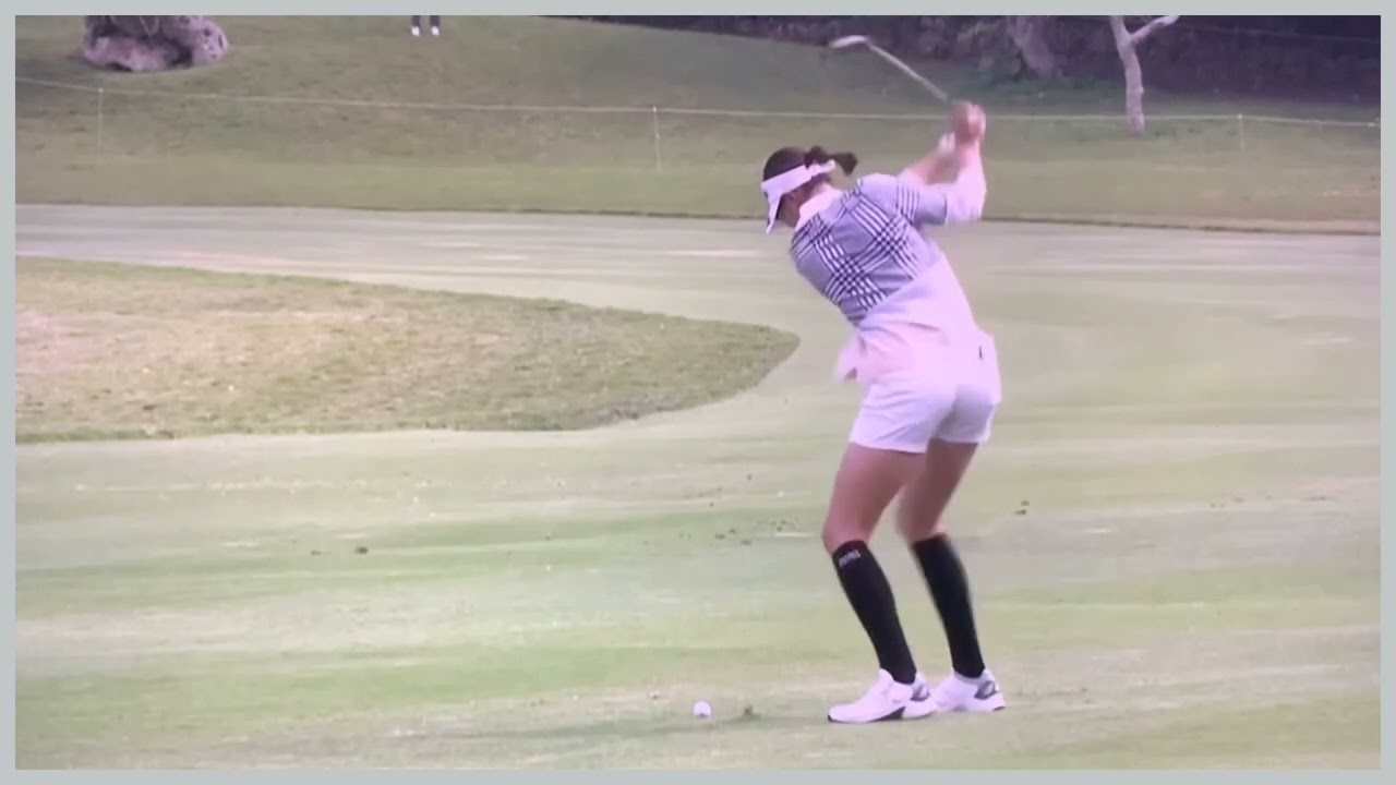 【ゴルフ】 原英莉花　スイング
