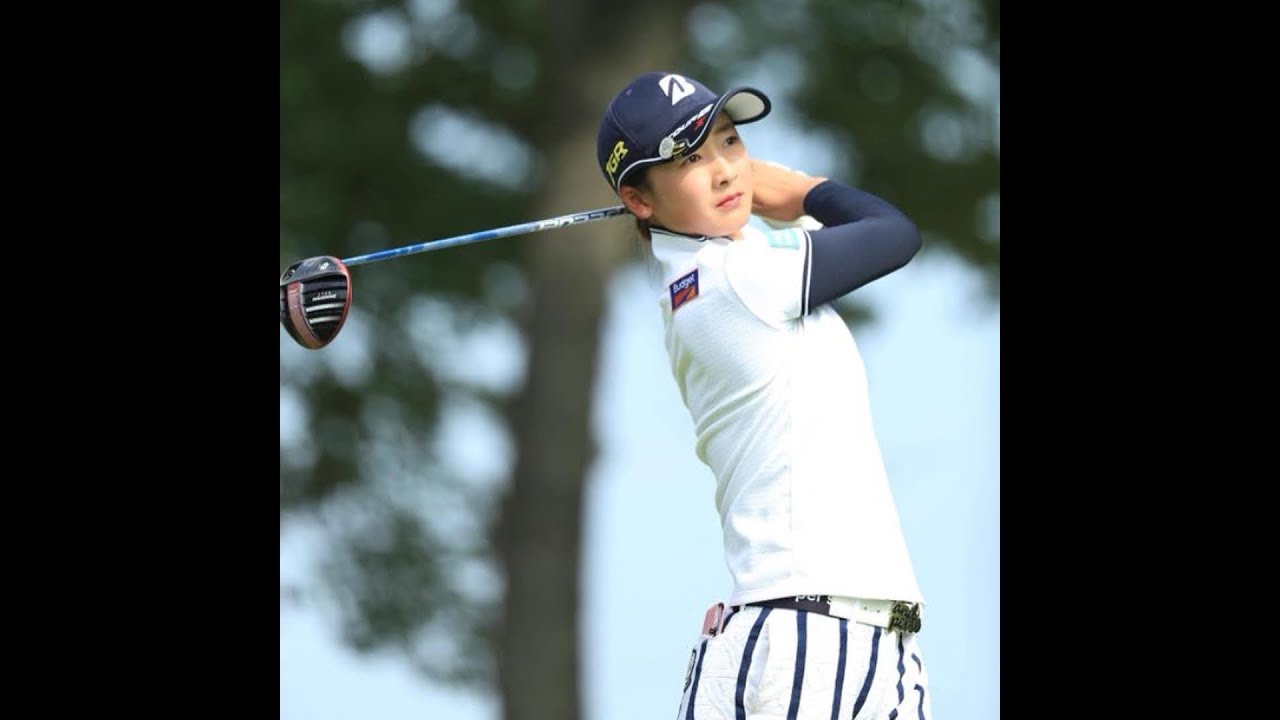 美人女子プロゴルファー松田鈴英スイング集