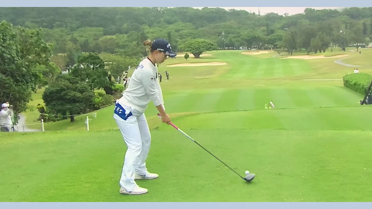 【ゴルフ】 上田桃子　スイング