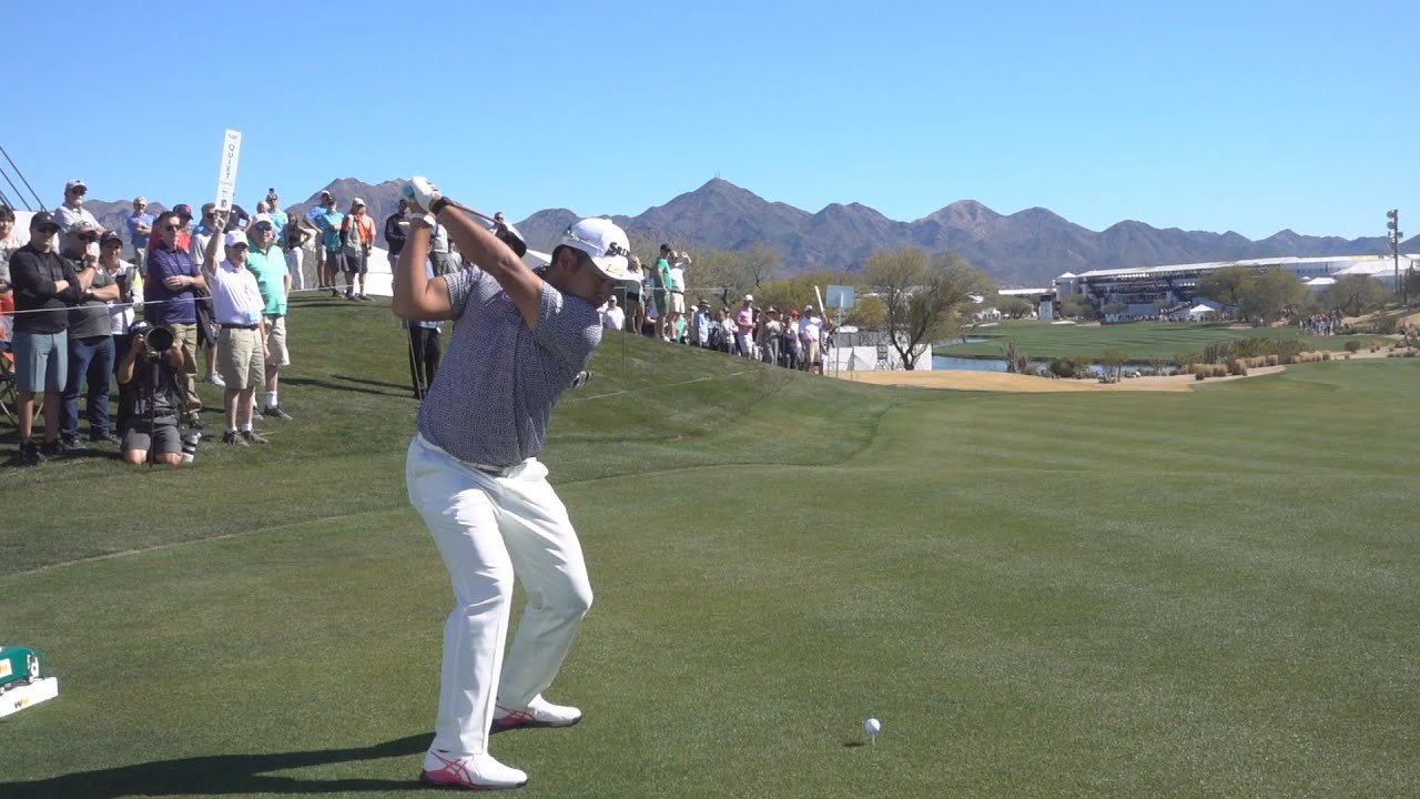 松山英樹選手 Hideki Matsuyama【Driver Shot】2022 Waste Management Phoenix Open
