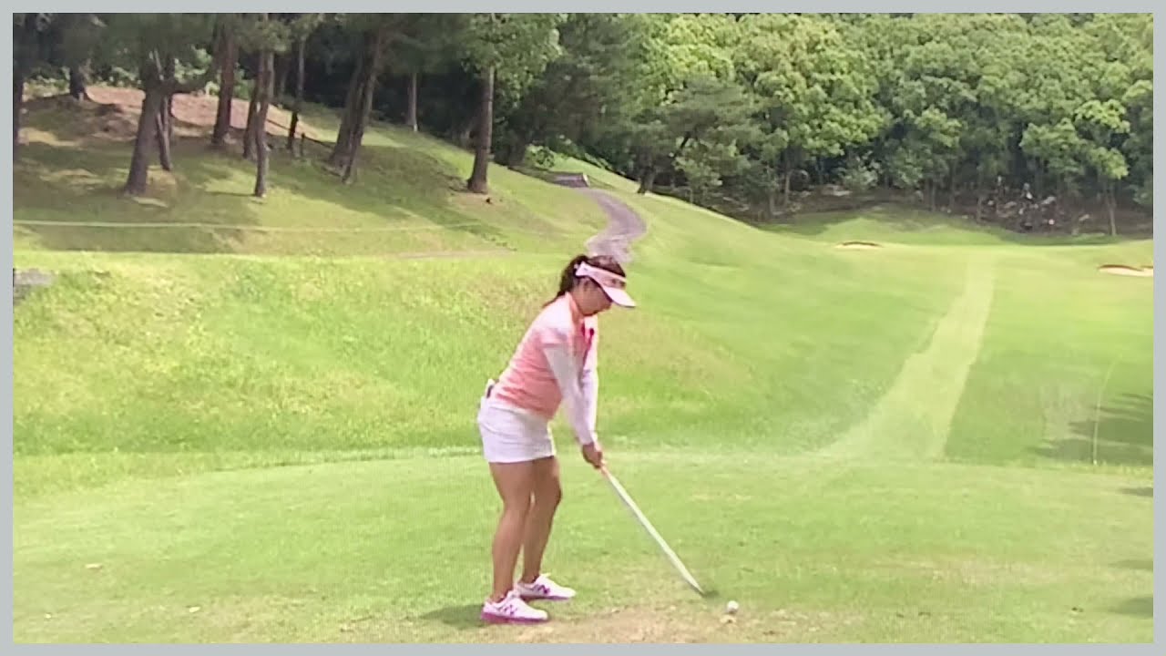 【ゴルフ】 有村智恵　スイング