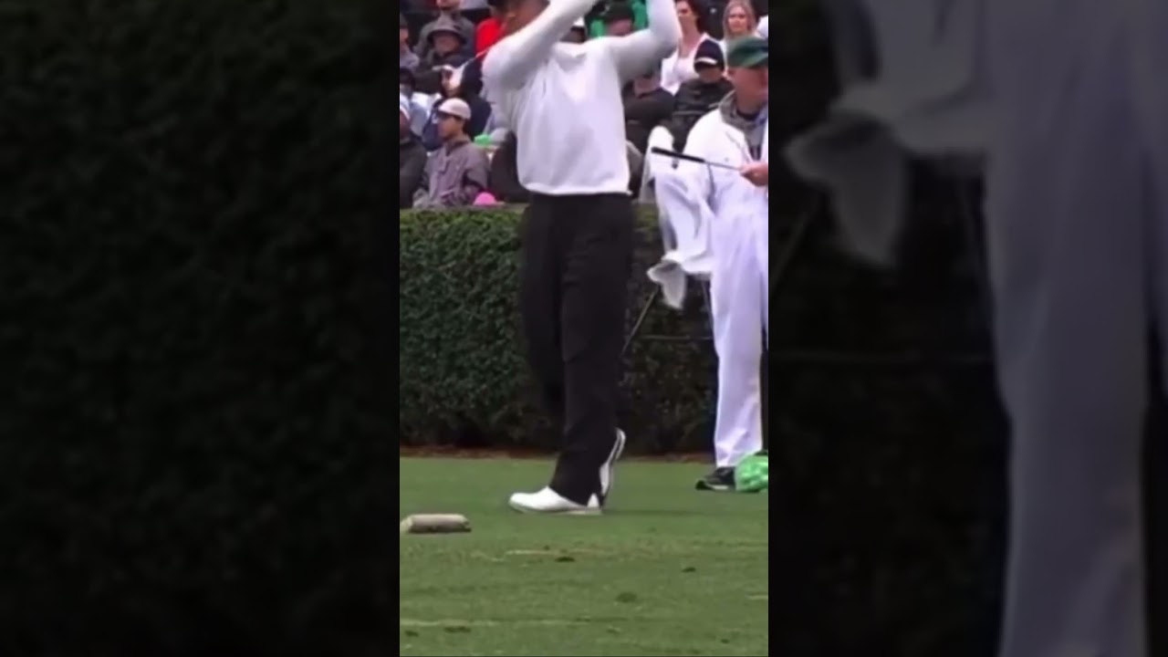 Tiger Woods Iron Swing 2022