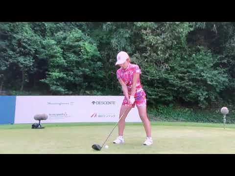 プロ初優勝 古江彩佳 ゴルフ スイング スローモーション