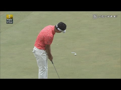 【中日クラウンズ2017】ᐸ動画速報ᐳ昨年2位の片岡 パー発進