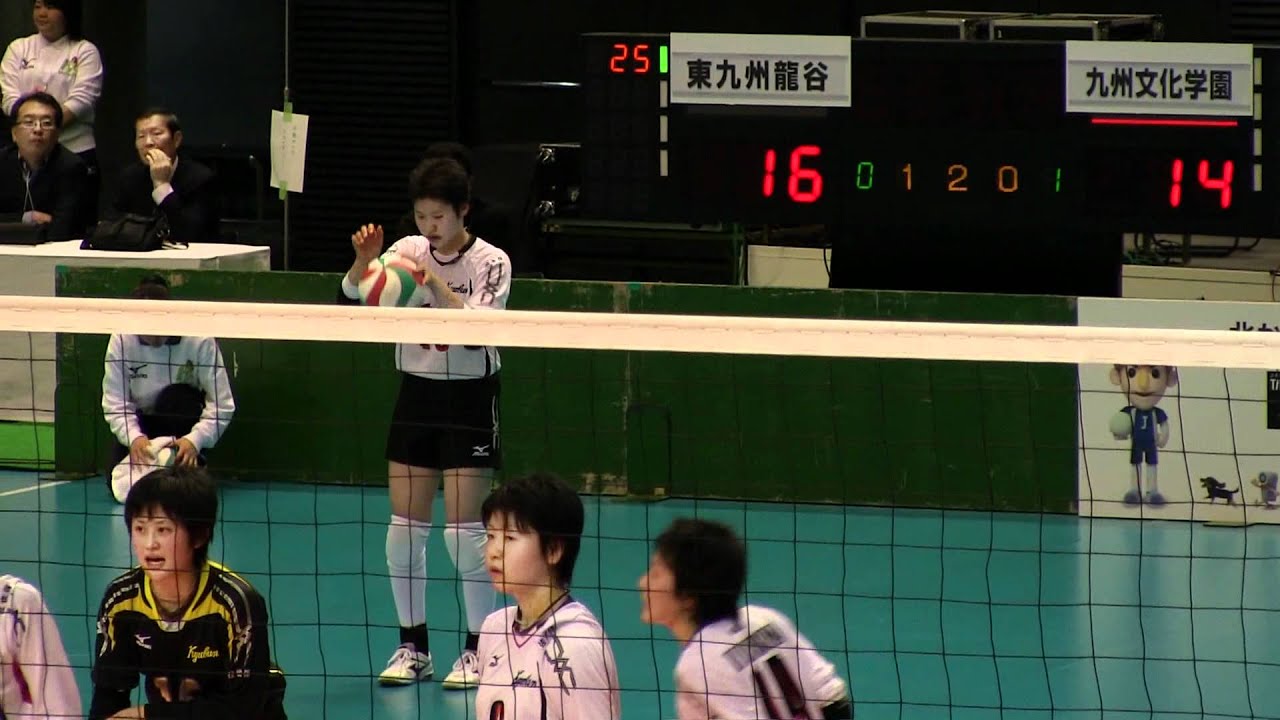 Volleyball 東九州龍谷 × 九州文化学園 2/2　春高バレー2012-107