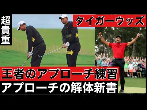 [ゴルフ]これが世界一のプレイヤー"タイガーウッズ"の世界一のアプローチ練習方法です。　たったの5分で世界が変わります。#golf  #ゴルフ #golfswing  #tigerwoods