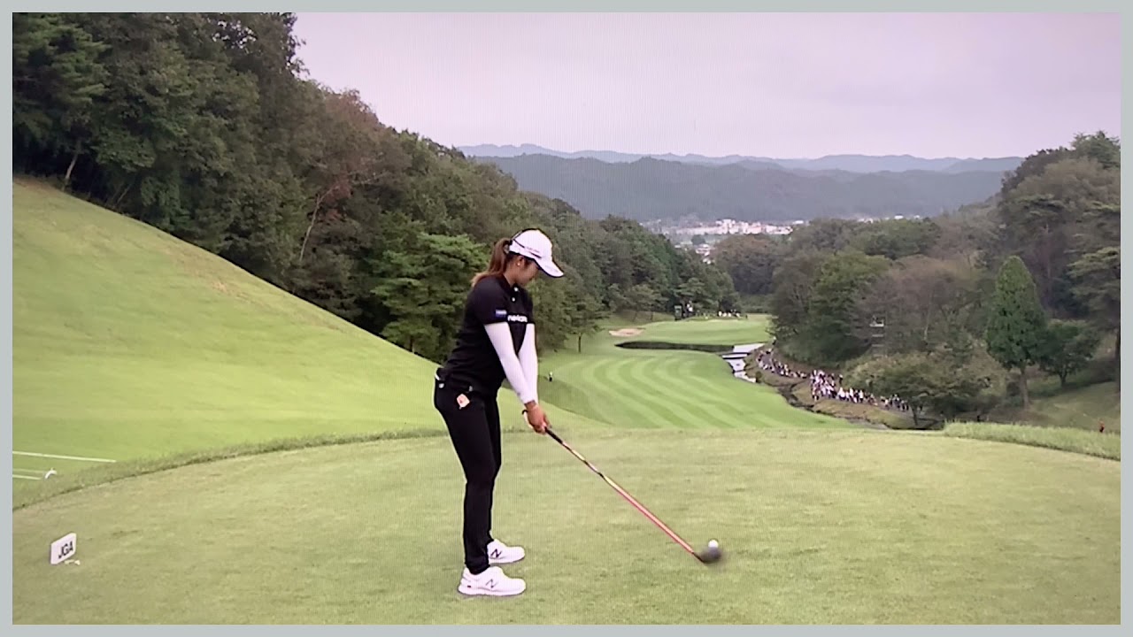 【ゴルフ】 稲見萌寧　スイング
