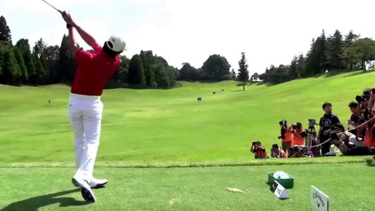 ゴルフスイング ドライバー　華麗すぎるスイング  スローモーション 上田桃子・石川遼