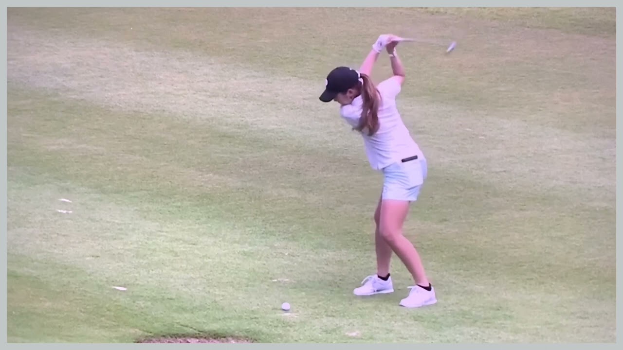 【ゴルフ】 菊地絵理香　スイング