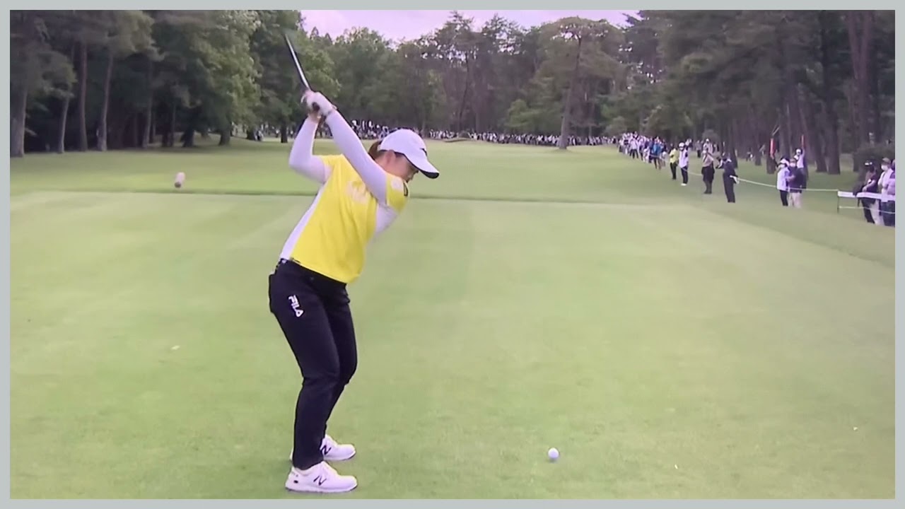 祝ツアー5勝目【ゴルフ】 西郷真央　スイング
