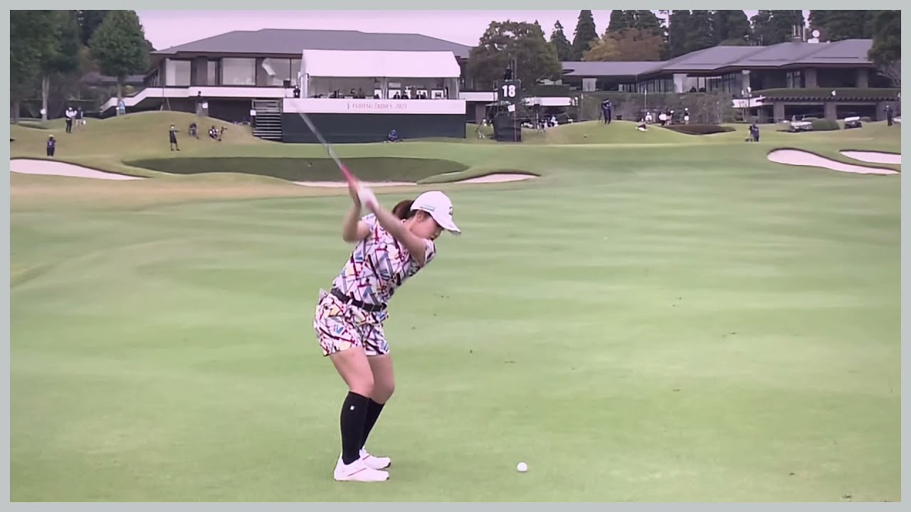 祝ツアー5勝目 【ゴルフ】 古江彩佳　スイング