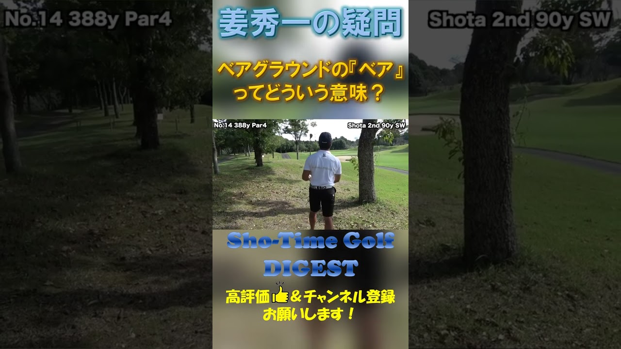 【姜秀一の疑問】ベアグラウンドのベアってどういう意味？#shorts