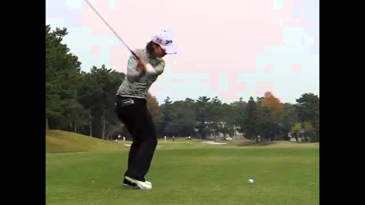 ゴルフ 女子 森田理香子 スイング分析