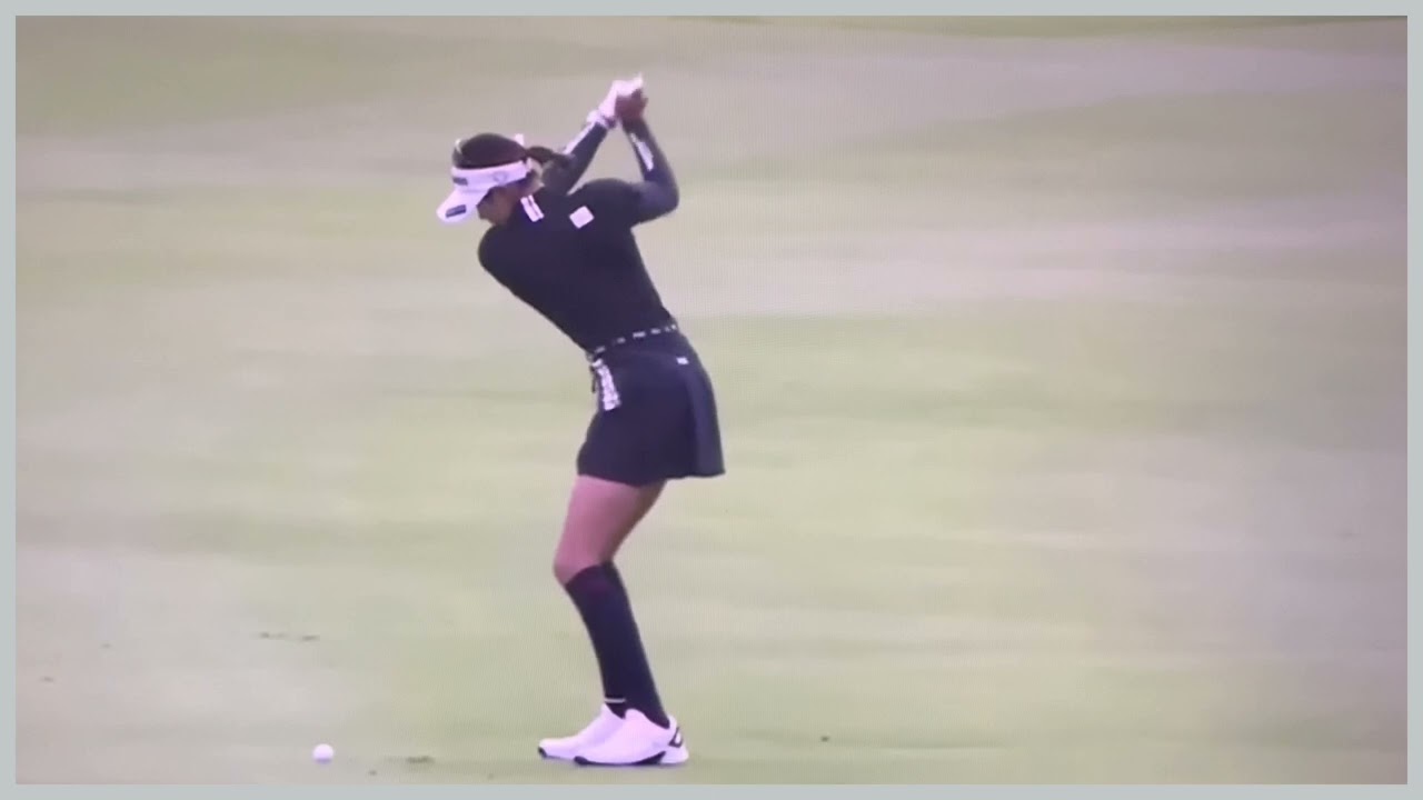 【ゴルフ】 原英莉花　スイング