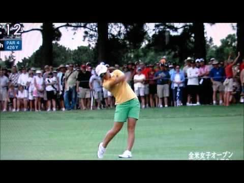 宮里美香選手　スイング解析