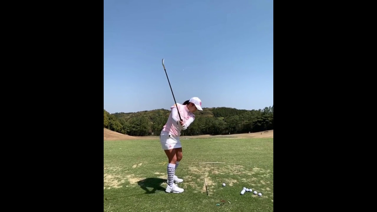 【スローモーション】イボミ　LeeBomi　アイアンスイング