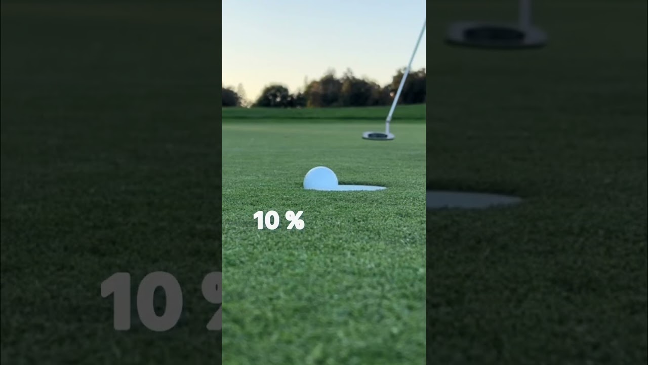 Golf is 90% Mental and 10% Physical #shorts