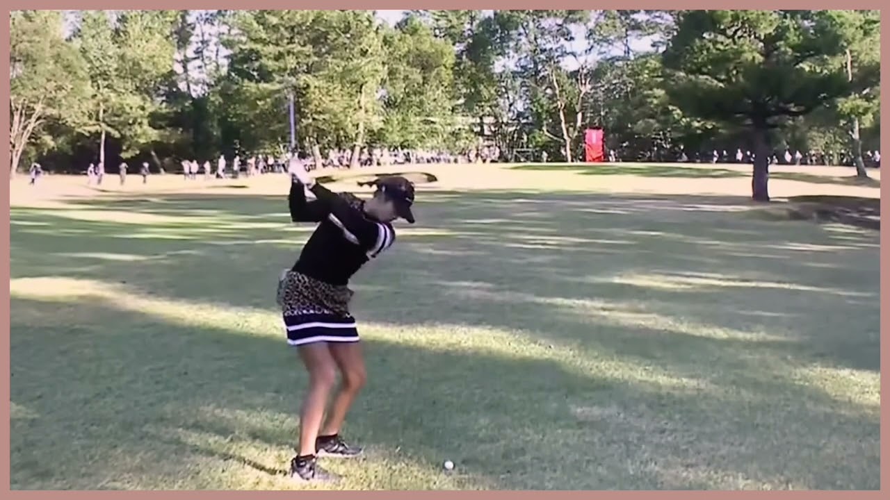 【ゴルフ】 原英莉花　スイング