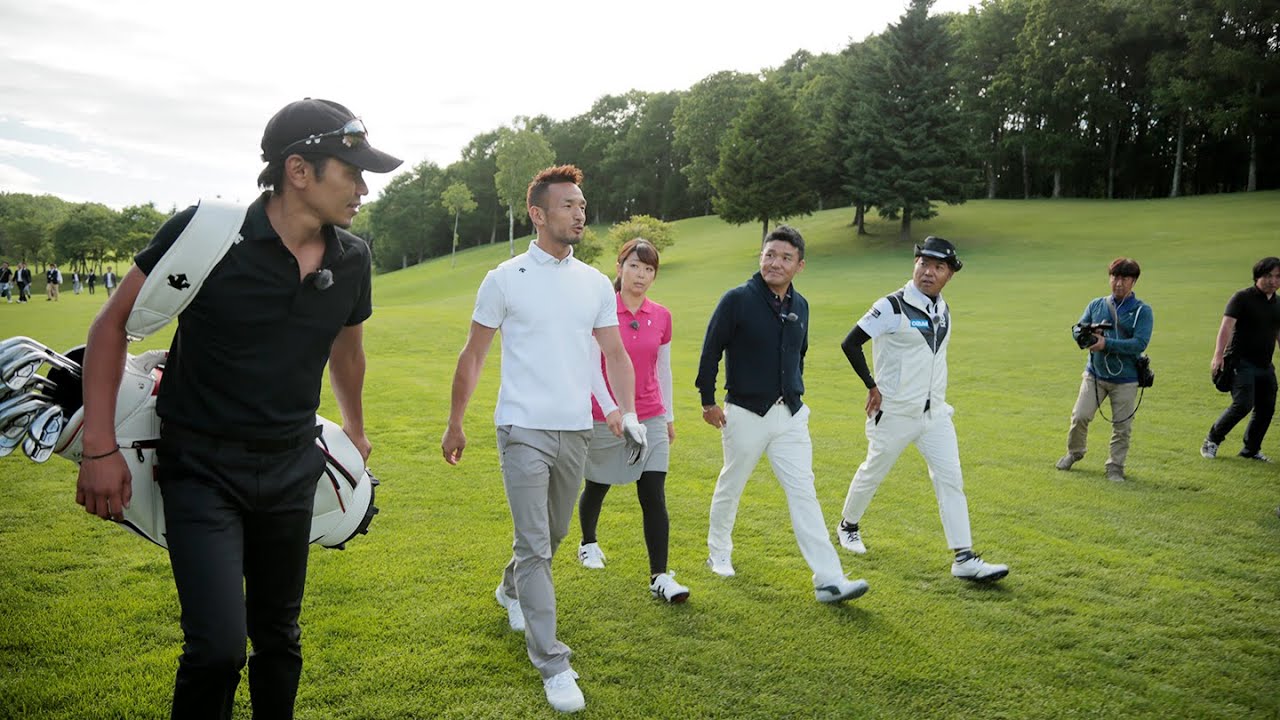 中田英寿 VS 片山晋呉 マッチプレー対決①／Match1 −Par4−（デサント ゴルフ）