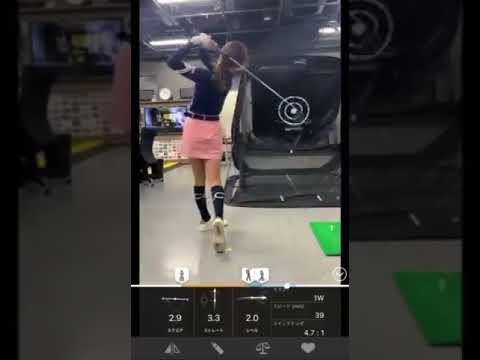 安田祐香選手スイング動画～MBS茶屋町ゴルフ倶楽部～Sunday Morning shot!