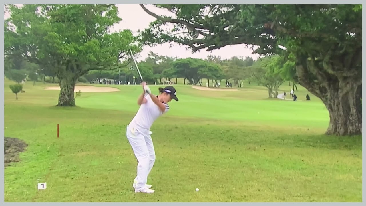 【ゴルフ】 森田遥　スイング