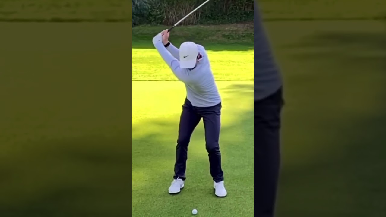Rory McIlroy LA Open face on slo motion