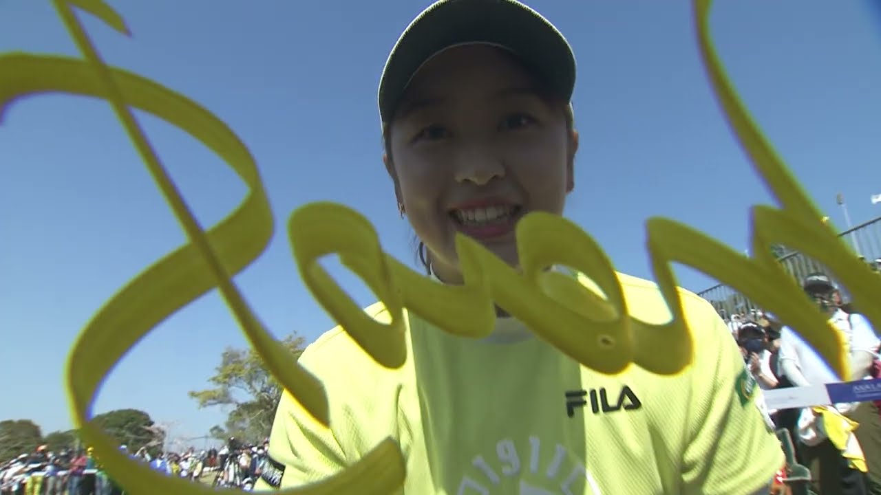 【フジテレビ公式】アクサレディスゴルフゴルフトーナメント in MIYAZAKI 2022＜ #西郷真央 / #優勝インタビュー ＞