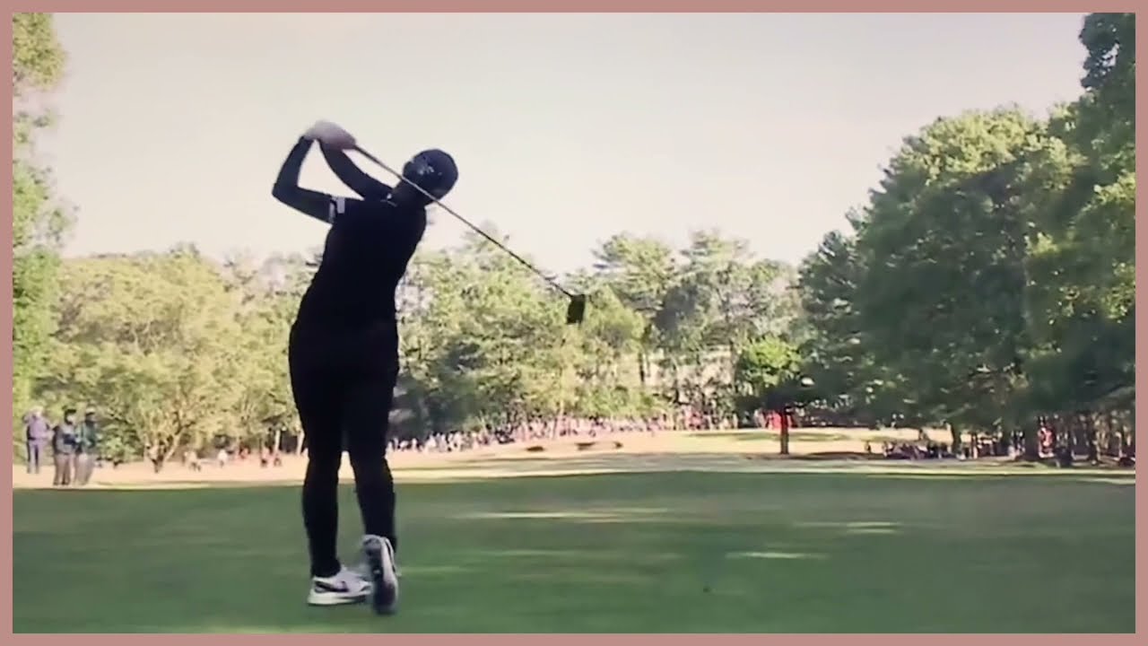 【ゴルフ】 大里桃子　スイング