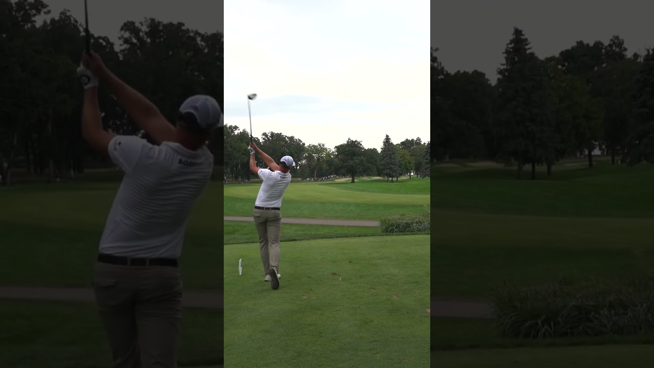 Charl Scwartzel, Henrik Stenson, and Charles Howell III  Tee Shot at LIV Golf Chicago