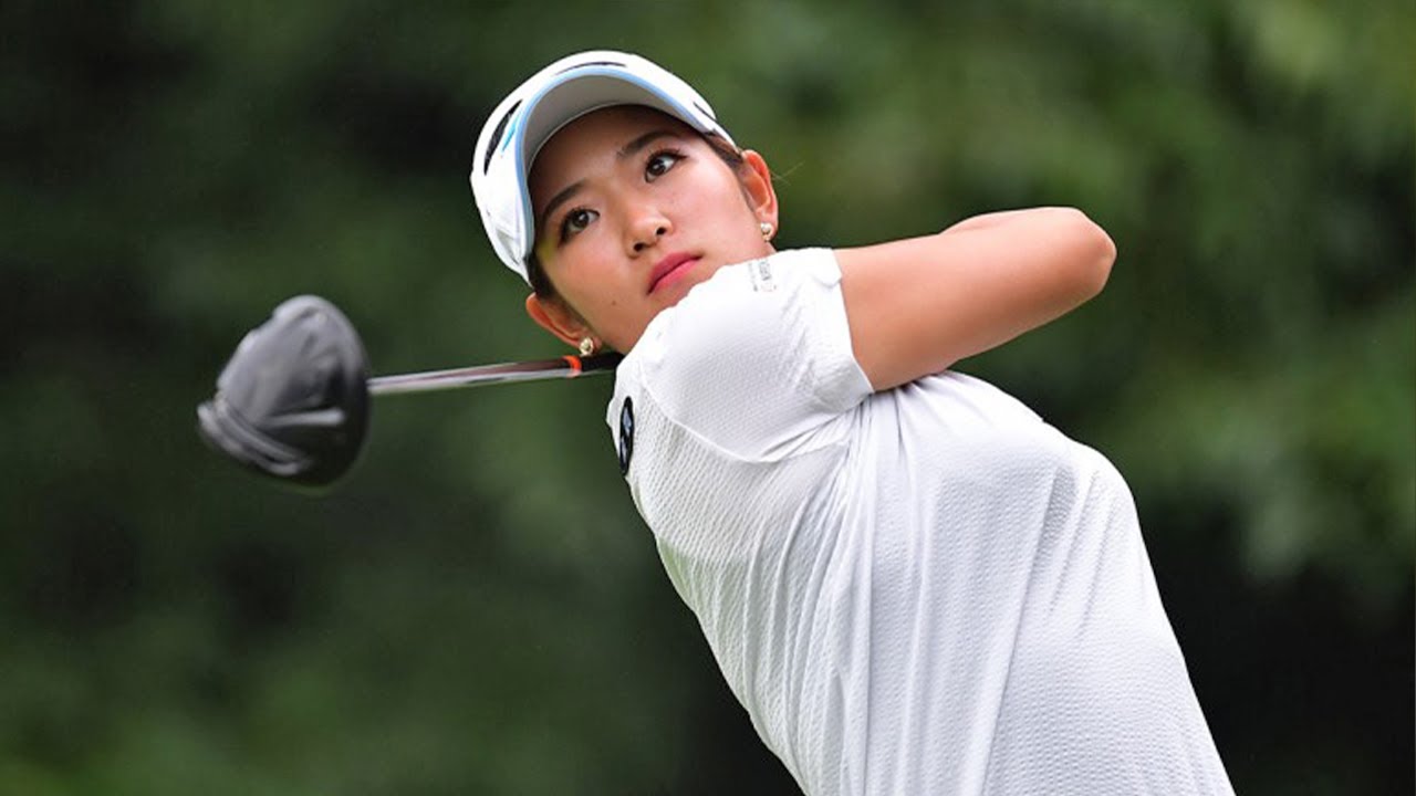 Erika Hara 原英莉花 プロゴルファー DRIVER SHOT SLOW MOTION !!!