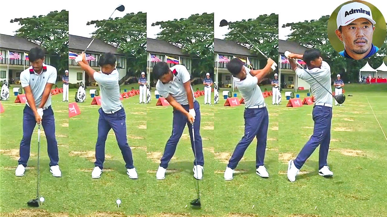 小平智 Satoshi Kodaira プロゴルファー DRIVER SHOT SLOW MOTION !!!