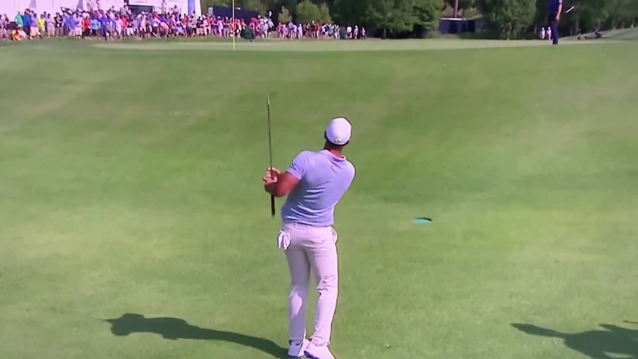 【ゴルフ】 ブルックス ケプカ ナイスアプローチ 2018第100回全米プロゴルフ 第3日