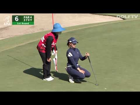 渋野日向子、樋口久子 三菱電機初日 6番バーディ逃し #渋野日向子#hinako_shibuno #hinakoshibuno