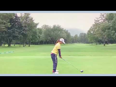 吉本ひかる　ゴルフ スイング スローモーション