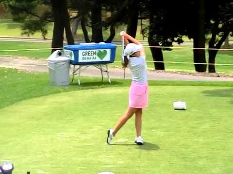 藤田　光里プロ　Hikari　Fujita　スイング　スーパースロー　アイアン