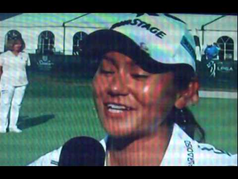 世界で１番　宮里藍の英語コメントです