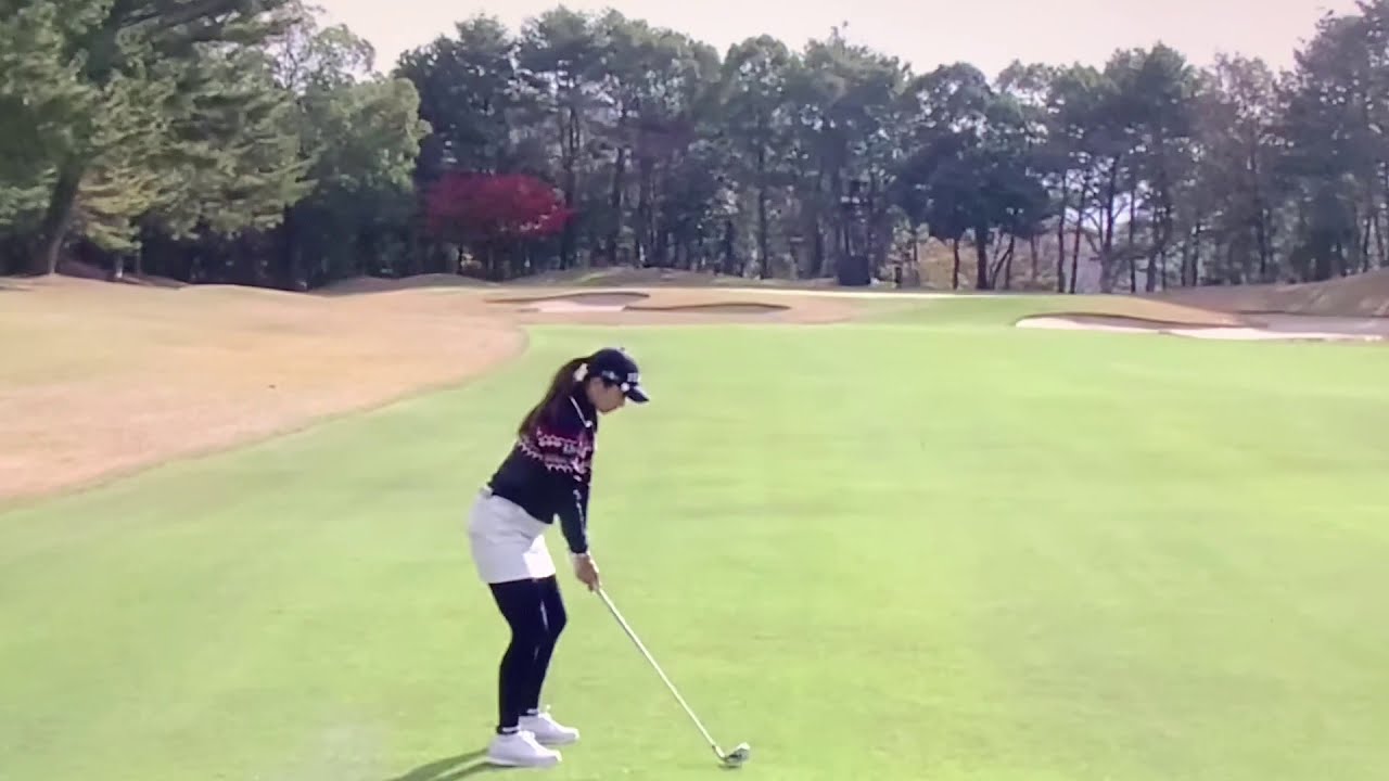 菊地絵理香 ゴルフ スイング