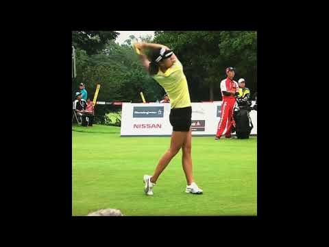 【ショートパンツスイング】木戸愛（Megumi Kido）ドライバースイング　スローモーションあり